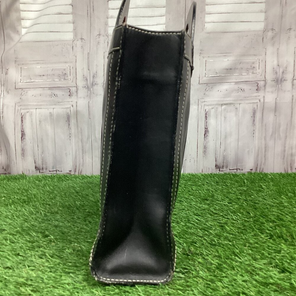 Vintage Marc Jacobs Handbag Briefcase Black Leather - Picture 2 of 16